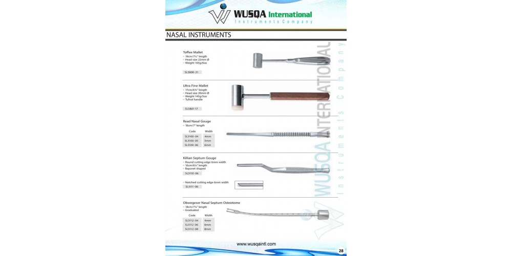 Nasal Instruments 